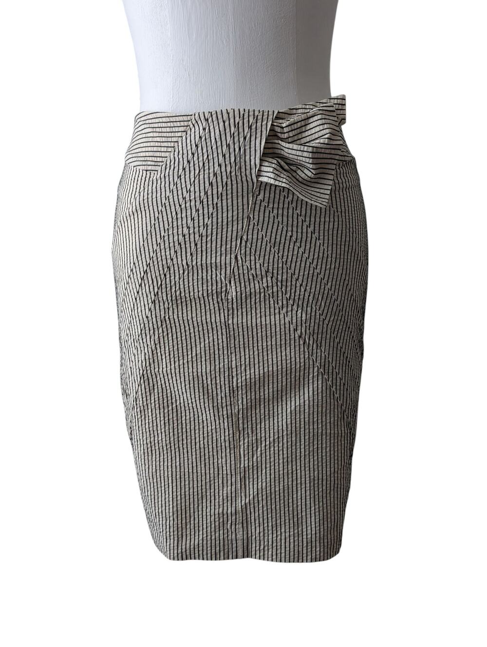 Eva Franco vintage pinstripe pencil skirt